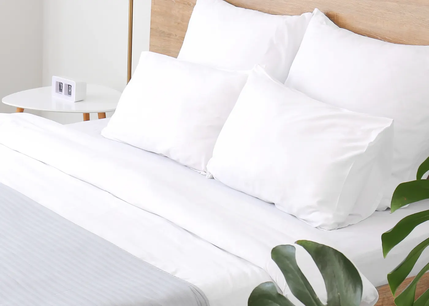 Linge professionnel impeccablement repassé et plié
